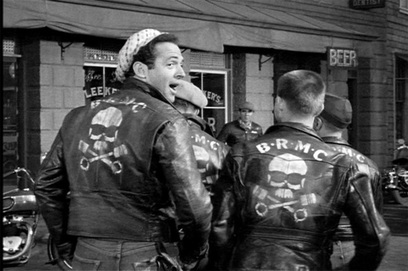 A still from the 1953 movie, Wild Ones starring Marlon Brandon, helped America understand how much fun it could be to join a fraternal organization on two wheels.