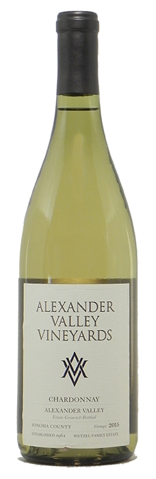 2015 Alexander Valley Vineyard Chardonnay $18
